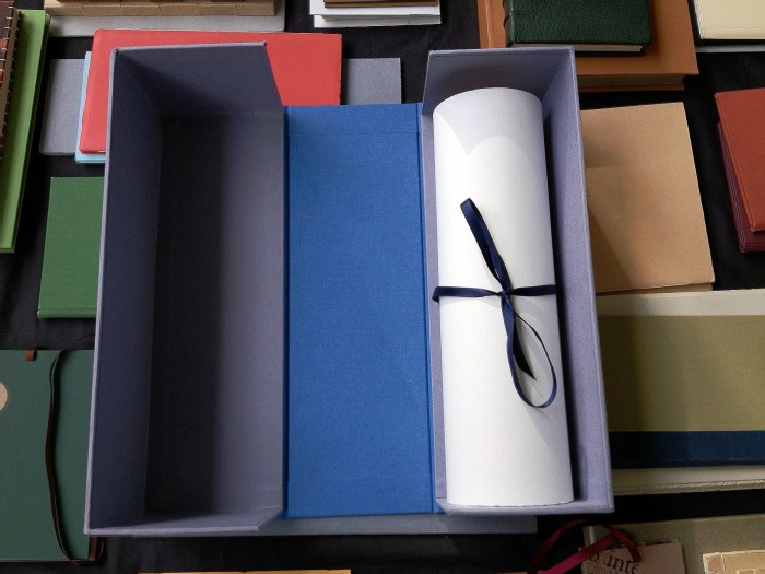 33 GB scroll box open flat